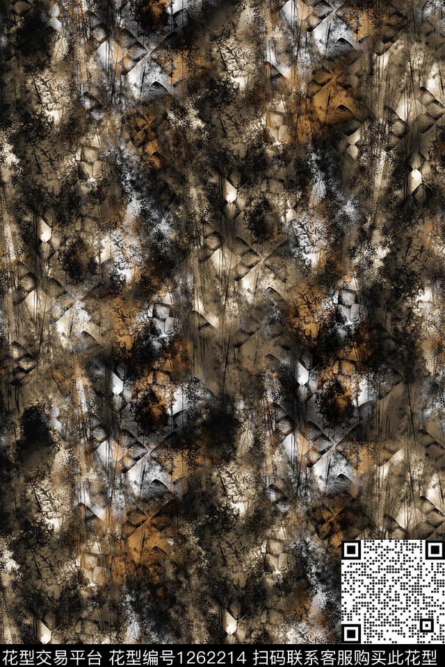 肌理运动男装数码印花华亿平台下载（图片编号: 1262214） - 瓦栏（Walan）