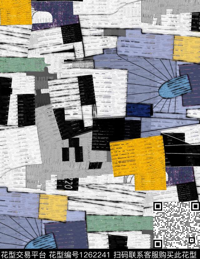 帆船长颈鹿几何数码印花华亿平台下载（图片编号: 1262241） - 瓦栏（Walan）