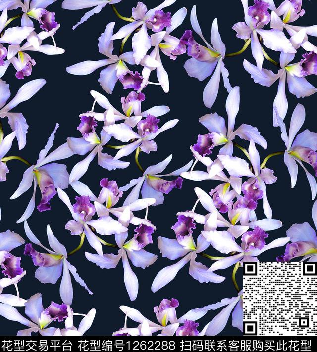 火柴小碎花绣花华亿平台数码印花华亿平台下载（图片编号: 1262288） - 瓦栏（Walan）
