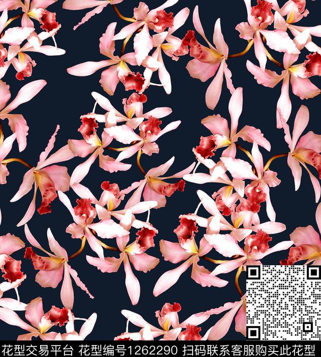 火柴小碎花绣花华亿平台数码印花华亿平台下载（图片编号: 1262290） - 瓦栏（Walan）