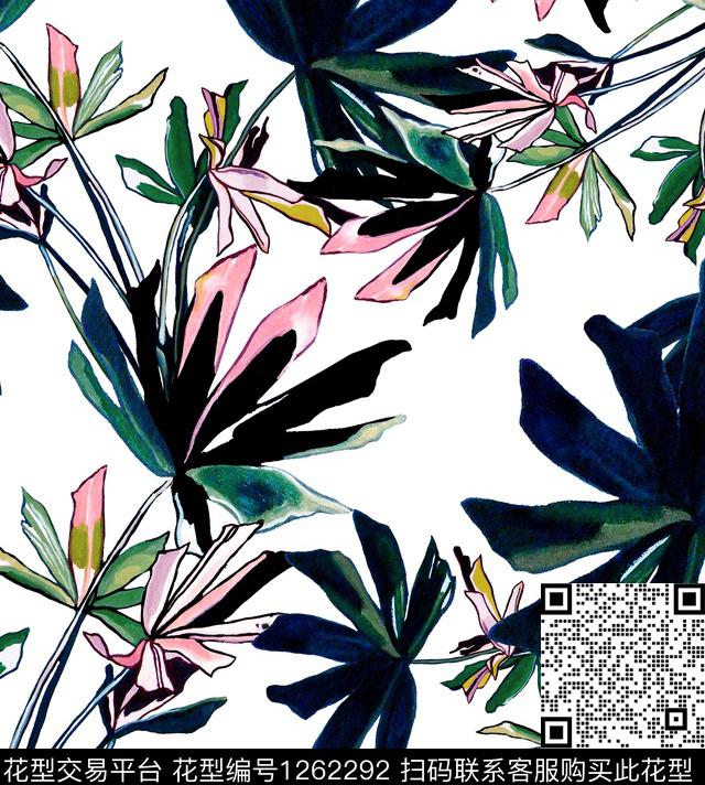 火柴小碎花绣花华亿平台数码印花华亿平台下载（图片编号: 1262292） - 瓦栏（Walan）