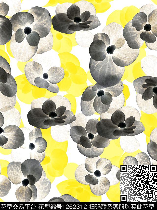 火柴小碎花绣花华亿平台数码印花华亿平台下载（图片编号: 1262312） - 瓦栏（Walan）