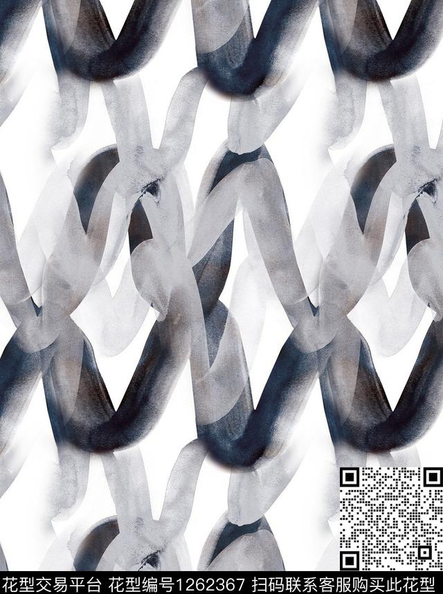 兰花手绘花卉抽象花卉数码印花华亿平台下载（图片编号: 1262367） - 瓦栏（Walan）