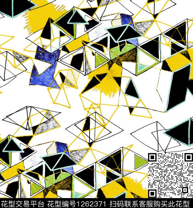 火柴小碎花绣花华亿平台数码印花华亿平台下载（图片编号: 1262371） - 瓦栏（Walan）