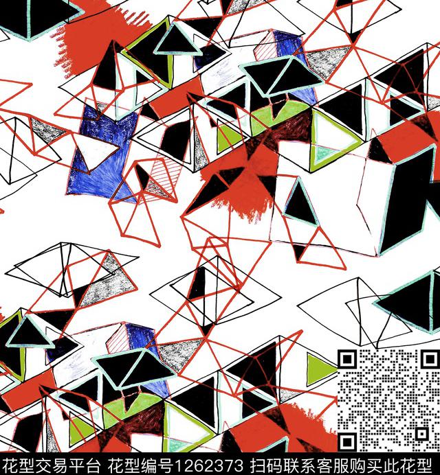 火柴小碎花绣花华亿平台数码印花华亿平台下载（图片编号: 1262373） - 瓦栏（Walan）