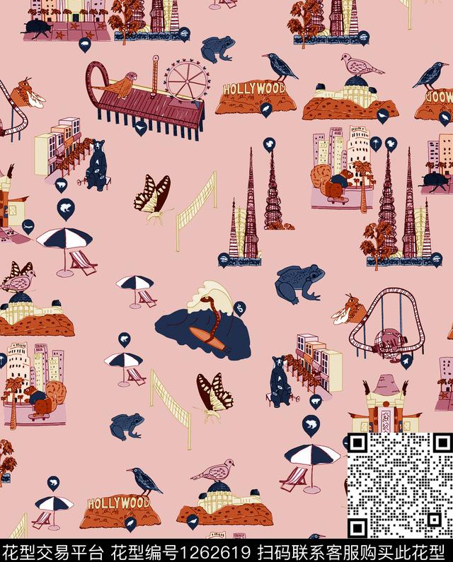 小碎花poppy大烟花数码印花华亿平台下载（图片编号: 1262619） - 瓦栏（Walan）