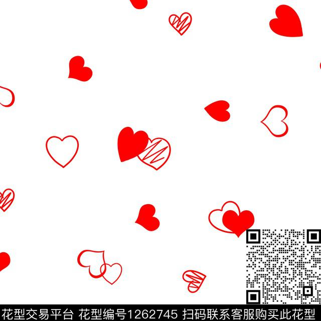 连衣裙愛心潮趣传统印花华亿平台下载（图片编号: 1262745） - 瓦栏（Walan）