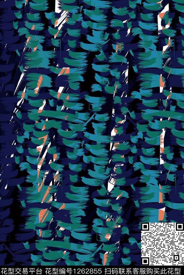 植物北欧抽象数码印花华亿平台下载（图片编号: 1262855） - 瓦栏（Walan）