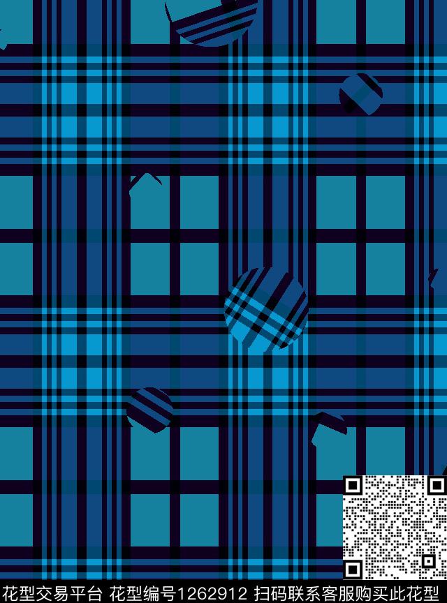 衬衫波点大格子传统印花华亿平台下载（图片编号: 1262912） - 瓦栏（Walan）