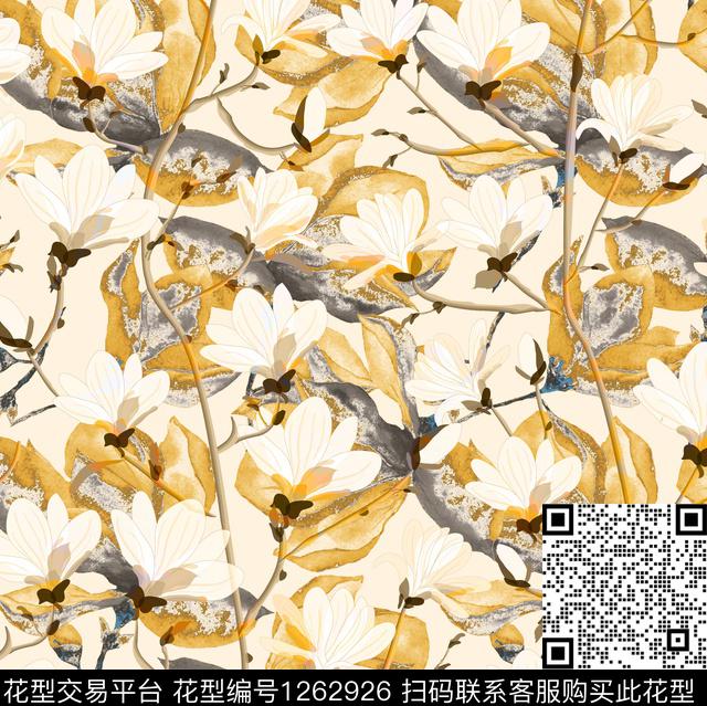 花卉数码华亿平台女装数码印花华亿平台下载（图片编号: 1262926） - 瓦栏（Walan）