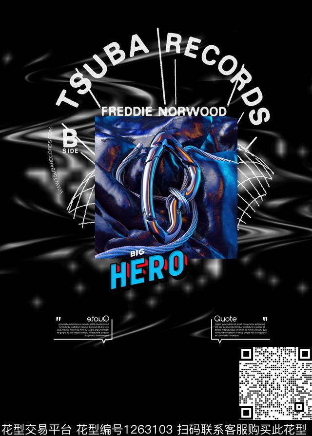 几何潮牌定位花传统印花华亿平台下载（图片编号: 1263103） - 瓦栏（Walan）