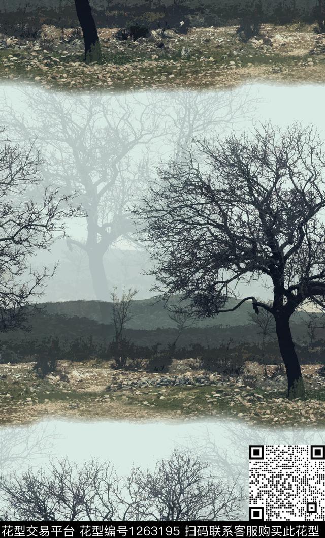 风景景观数码华亿平台印花数码印花华亿平台下载（图片编号: 1263195） - 瓦栏（Walan）