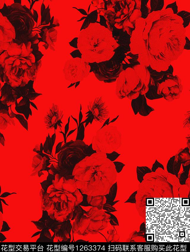 欧洲婚庆潮牌数码印花华亿平台下载（图片编号: 1263374） - 瓦栏（Walan）