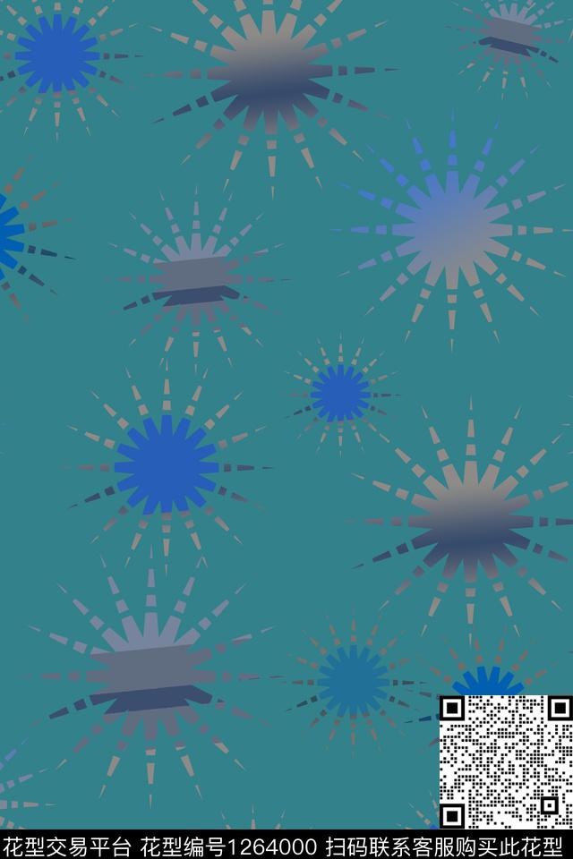 趣味抽象细碎星尘数码印花华亿平台下载（图片编号: 1264000） - 瓦栏（Walan）