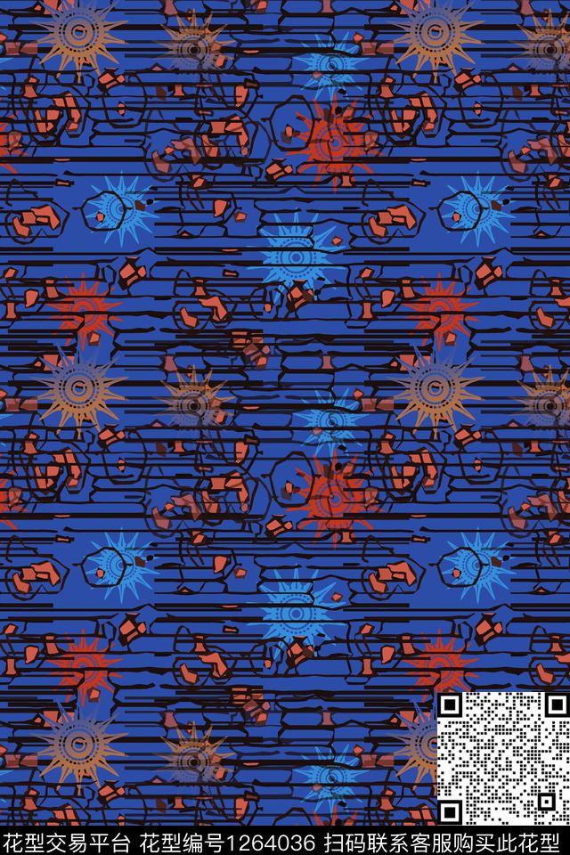 趣味抽象细碎星尘数码印花华亿平台下载（图片编号: 1264036） - 瓦栏（Walan）