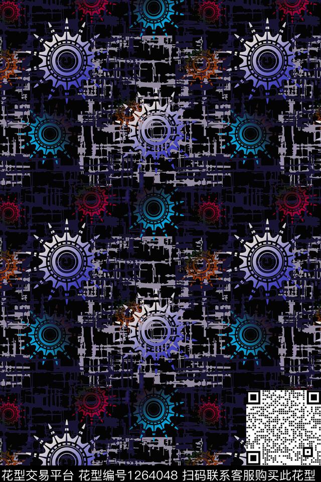 肌理纹路细碎星尘趣味数码印花华亿平台下载（图片编号: 1264048） - 瓦栏（Walan）