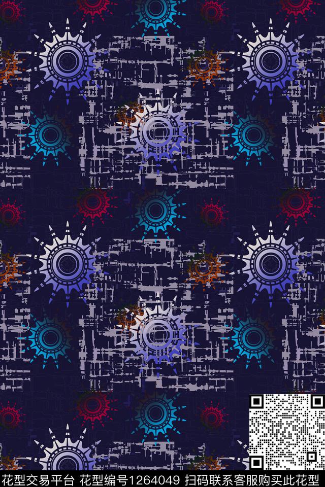 肌理纹路细碎星尘趣味数码印花华亿平台下载（图片编号: 1264049） - 瓦栏（Walan）