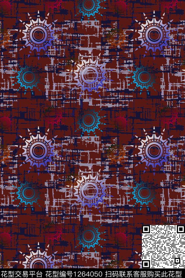 肌理纹路细碎星尘趣味数码印花华亿平台下载（图片编号: 1264050） - 瓦栏（Walan）