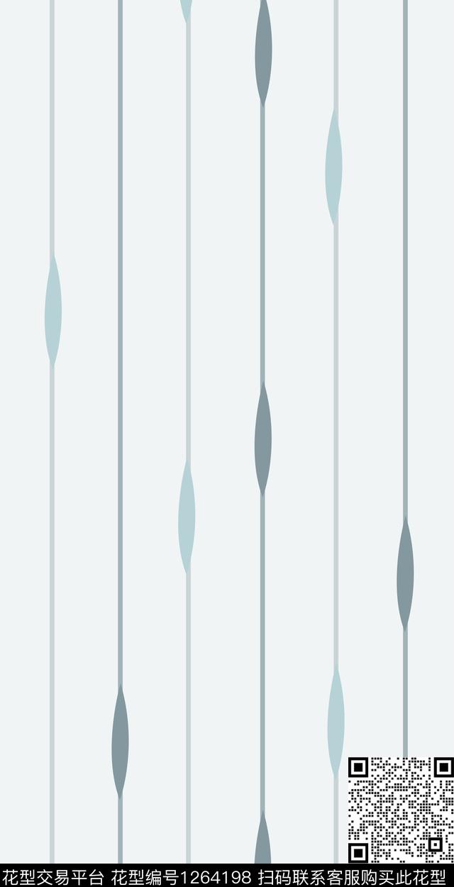 日韩几何抽象传统印花华亿平台下载（图片编号: 1264198） - 瓦栏（Walan）