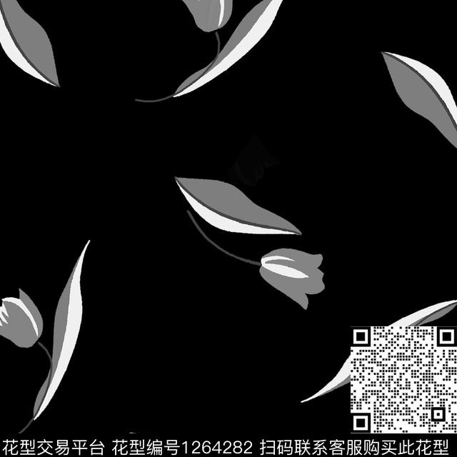 简约花卉传统华亿平台传统印花华亿平台下载（图片编号: 1264282） - 瓦栏（Walan）