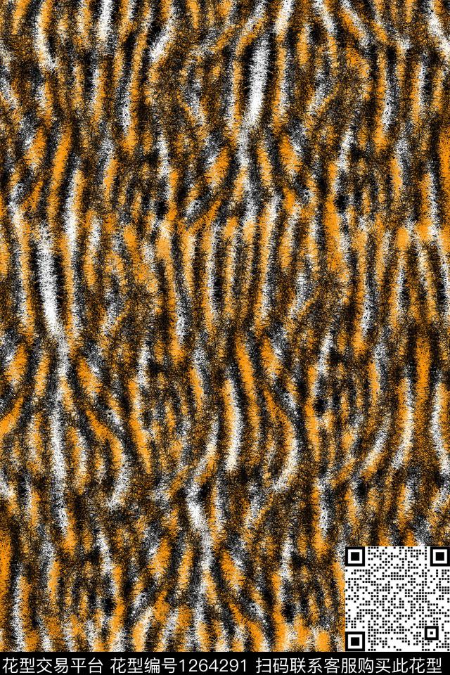 大牌风男装抽象数码印花华亿平台下载（图片编号: 1264291） - 瓦栏（Walan）