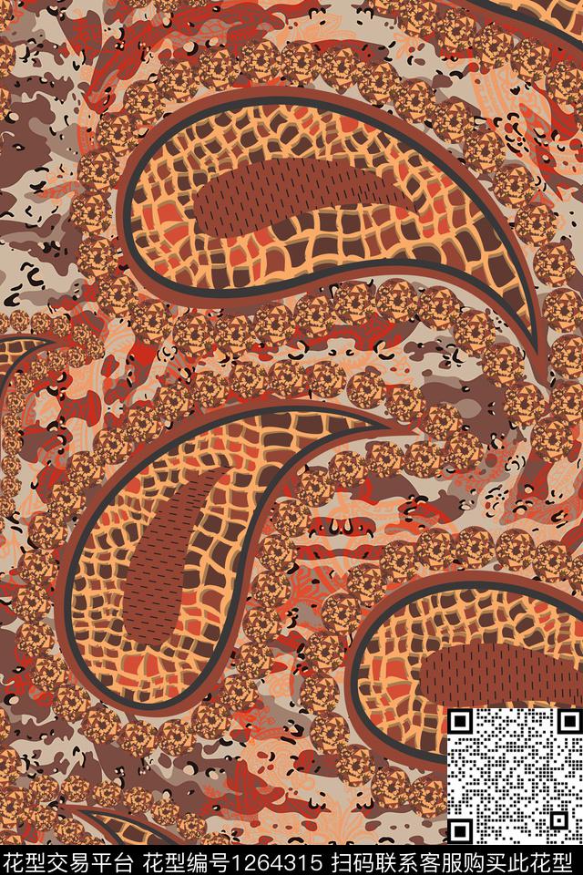 民族风传统纹样抽象传统印花华亿平台下载（图片编号: 1264315） - 瓦栏（Walan）