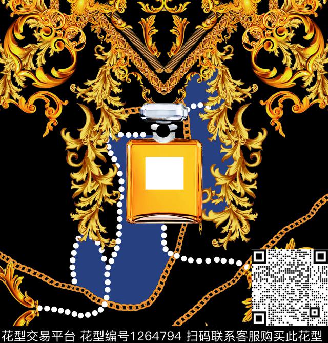 树林蔷薇花渐变数码印花华亿平台下载（图片编号: 1264794） - 瓦栏（Walan）