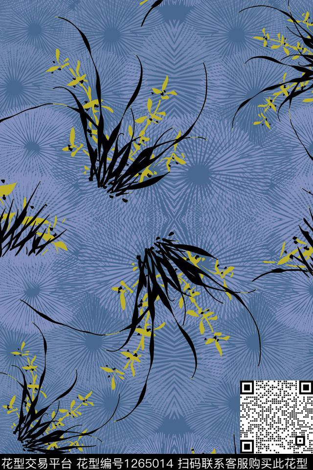 大牌风古典花纹民族花卉传统印花华亿平台下载（图片编号: 1265014） - 瓦栏（Walan）