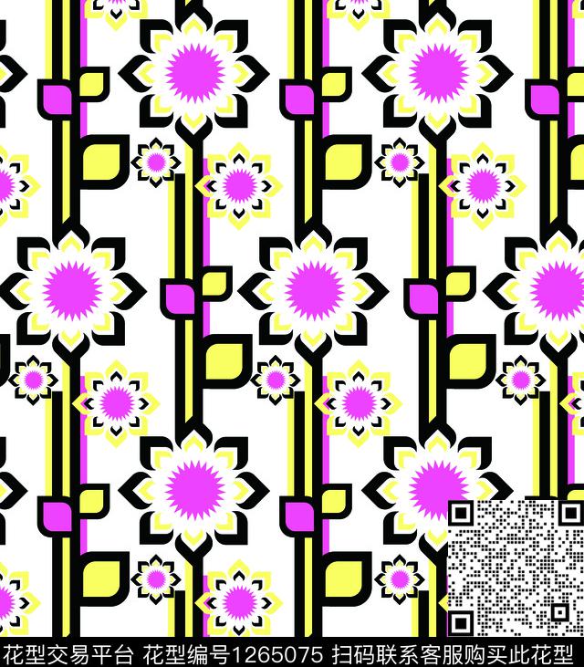花卉潮牌卡通传统印花华亿平台下载（图片编号: 1265075） - 瓦栏（Walan）