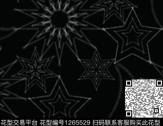 波西米亚简欧星空数码印花华亿平台下载（图片编号: 1265529） - 瓦栏（Walan）