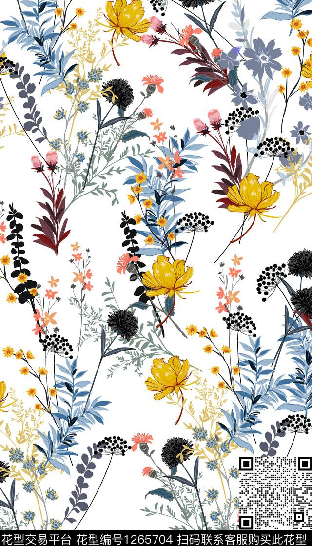 大牌风花卉潮牌传统印花华亿平台下载（图片编号: 1265704） - 瓦栏（Walan）