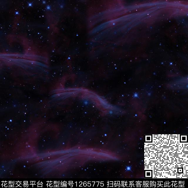 星空几何大牌风数码印花华亿平台下载（图片编号: 1265775） - 瓦栏（Walan）