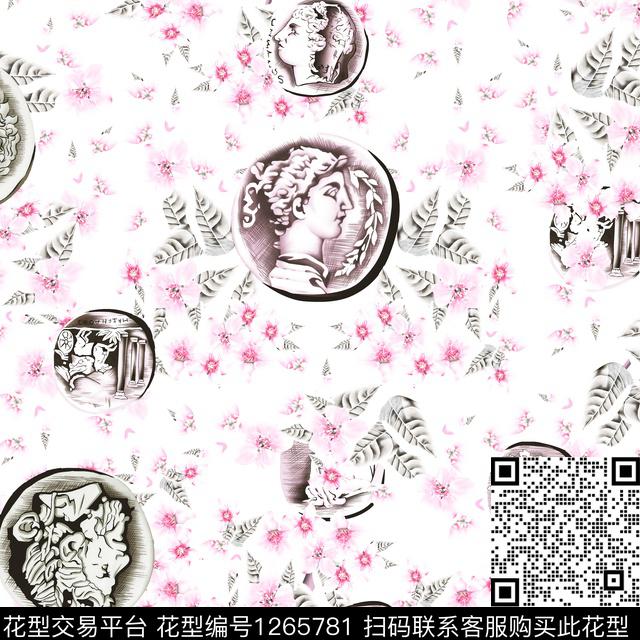 春夏华亿平台钱币人物数码印花华亿平台下载（图片编号: 1265781） - 瓦栏（Walan）