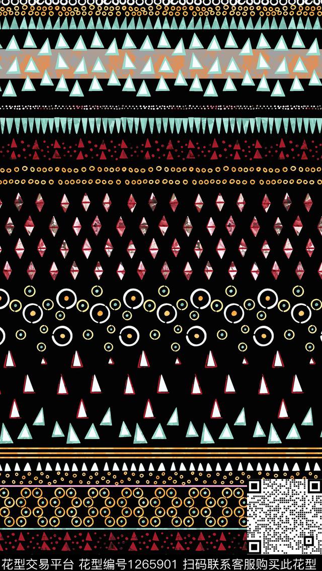 民族风数码华亿平台女装数码印花华亿平台下载（图片编号: 1265901） - 瓦栏（Walan）