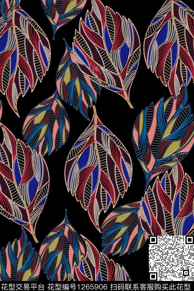 民族风肌理中老年数码印花华亿平台下载（图片编号: 1265906） - 瓦栏（Walan）