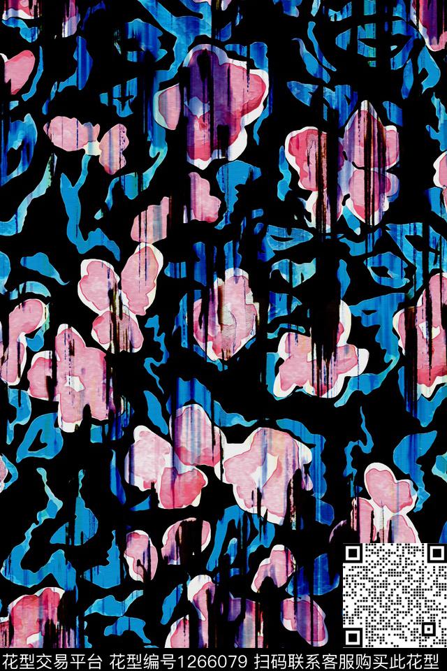 波西米亚大牌风几何数码印花华亿平台下载（图片编号: 1266079） - 瓦栏（Walan）