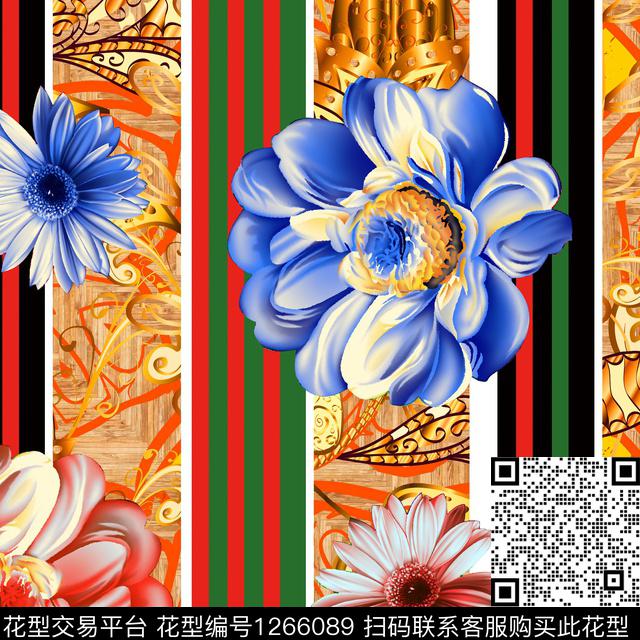 热带华亿平台绿植树叶数码华亿平台数码印花华亿平台下载（图片编号: 1266089） - 瓦栏（Walan）