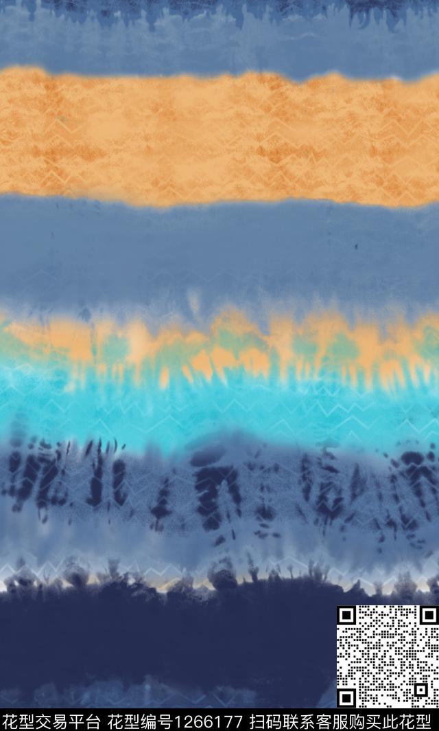 抽象条纹流行色彩传统印花华亿平台下载（图片编号: 1266177） - 瓦栏（Walan）