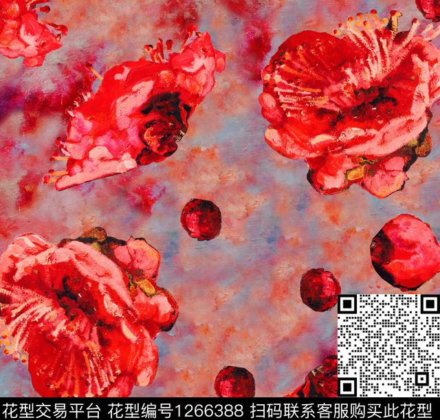 潮牌大牌风欧洲数码印花华亿平台下载（图片编号: 1266388） - 瓦栏（Walan）