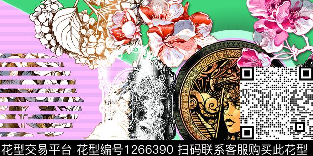 艺术星座大牌风数码印花华亿平台下载（图片编号: 1266390） - 瓦栏（Walan）