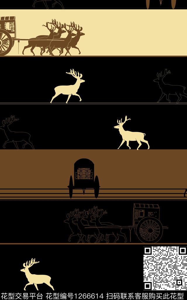 复古民族风传统印花华亿平台下载（图片编号: 1266614） - 瓦栏（Walan）