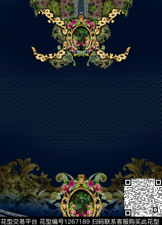 定位花连衣裙北欧数码印花华亿平台下载（图片编号: 1267189） - 瓦栏（Walan）