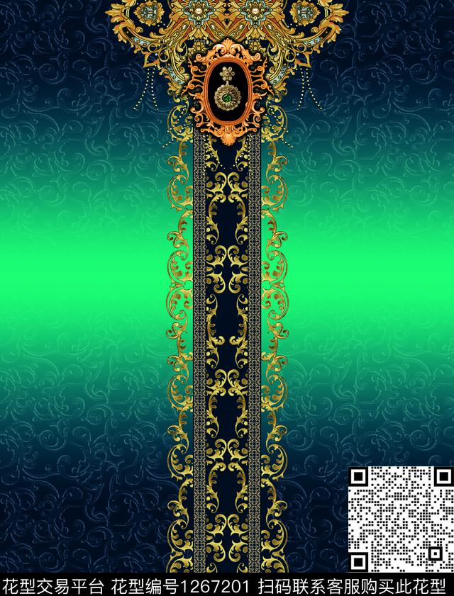 定位花连衣裙丝绒数码印花华亿平台下载（图片编号: 1267201） - 瓦栏（Walan）