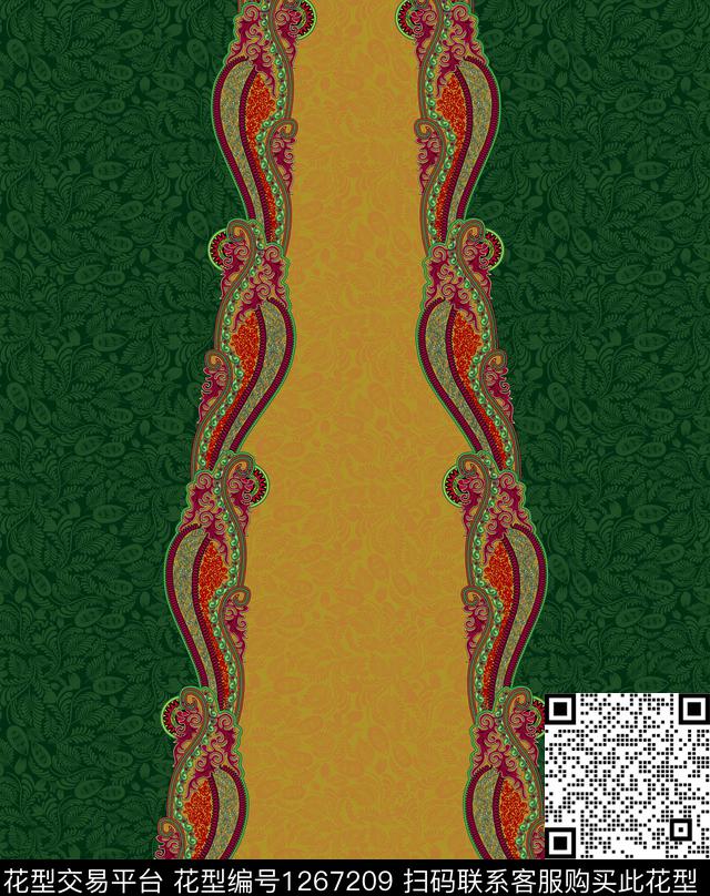 定位花连衣裙北欧数码印花华亿平台下载（图片编号: 1267209） - 瓦栏（Walan）