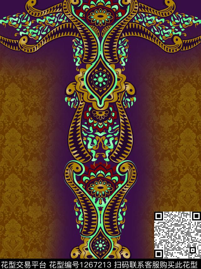 定位花连衣裙北欧数码印花华亿平台下载（图片编号: 1267213） - 瓦栏（Walan）