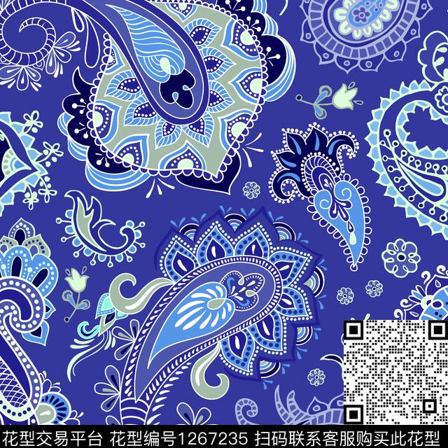 大牌风传统印花华亿平台下载（图片编号: 1267235） - 瓦栏（Walan）