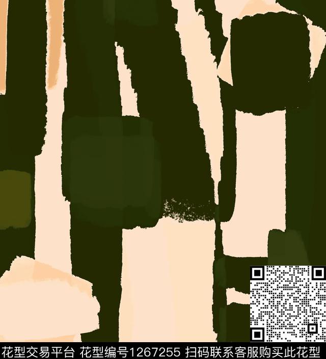 几何绘画混合拼接数码印花华亿平台下载（图片编号: 1267255） - 瓦栏（Walan）