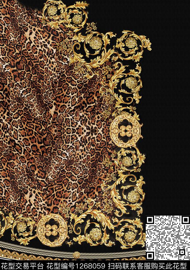 定位花连衣裙印度数码印花华亿平台下载（图片编号: 1268059） - 瓦栏（Walan）