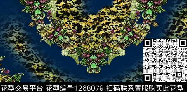 定位花连衣裙印度数码印花华亿平台下载（图片编号: 1268079） - 瓦栏（Walan）