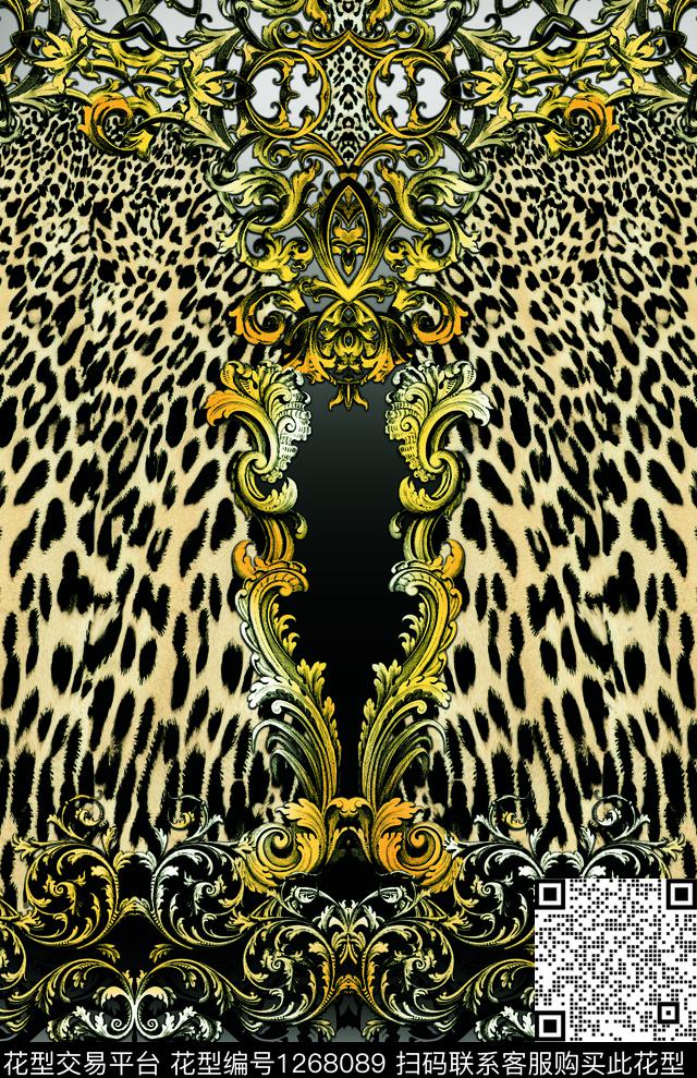 定位花连衣裙印度数码印花华亿平台下载（图片编号: 1268089） - 瓦栏（Walan）